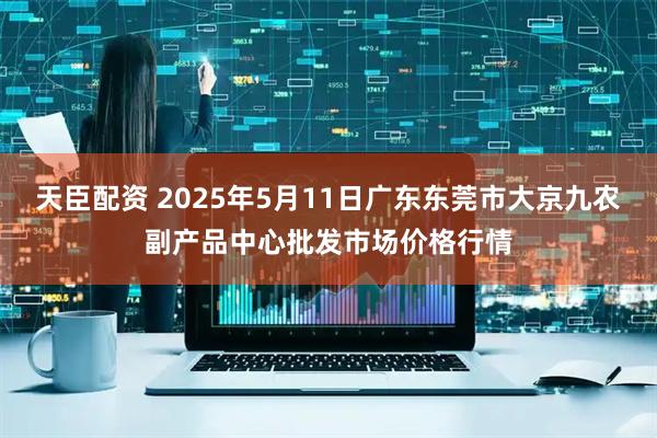 天臣配资 2025年5月11日广东东莞市大京九农副产品中心批发市场价格行情